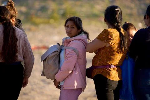 Migration issues at the US southern border, San Diego, USA - 24 Sep 2023 Foto stock