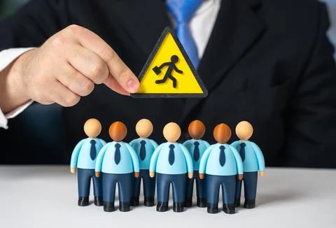 Migration of workers and brain drain. Labor market shortage, global mobility  Stock Photos