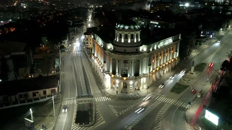 Mihai Eminescu Library - Iasi -Hyperlapse Stock Footage 172106675