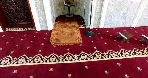 Mihrab in the mosque. Stock Footage 77189980