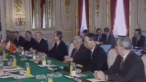 Mikhail Gorbachev's visit to Japan. April 16, 1991  (40) Stock Footage 263672434