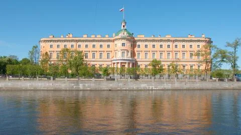 Mikhailovsky Castle in the summer Stock Photos