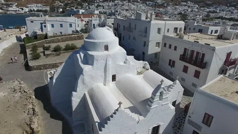Mikonos Island 스톡 동영상 332861057