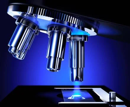 Mikroskop high resolution 3D rendering of a microscope Copyright: xZoonar.... Stock Photos
