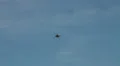 Mil Mi-24 Hind Czech Air Force flying close up in Berlin HD Footage