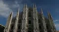 Milan Cathedral (Duomo di Milano), Duomo Square (Piazza del Duomo), Italy HD Footage