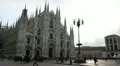 Milan Cathedral (Duomo di Milano), Duomo Square (Piazza del Duomo), Italy HD Footage
