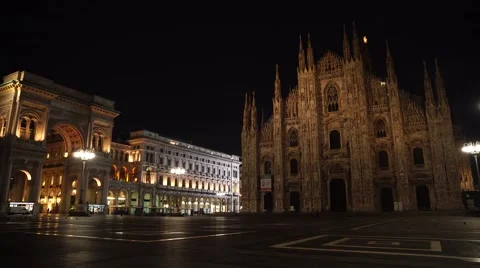 Milan Cathedral Stock Footage 68821938