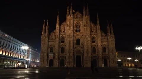 Milan Cathedral Video stock 68822317