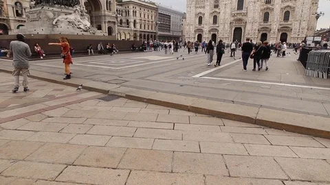 Milan Cathedral Stock Footage 117110538