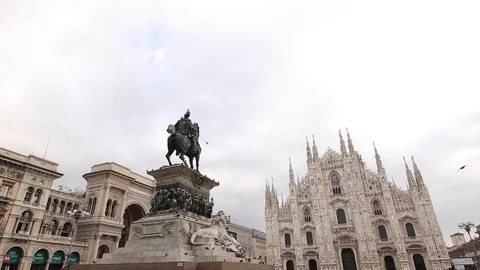 Milan Cathedral Stock Footage 117110827