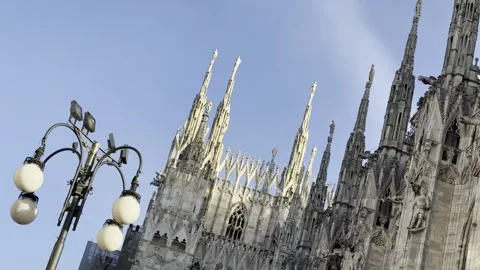 Milan Cathedral Stock Footage 263694956