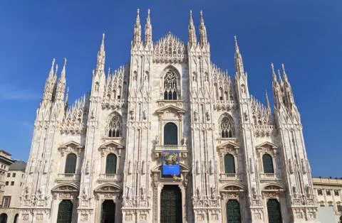 Milan cathedral Stock Photos