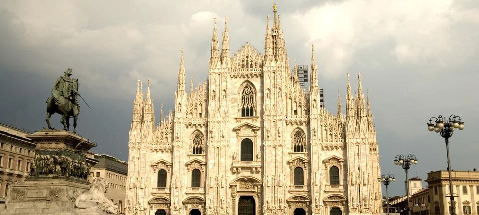Milan cathedral Stock Photos