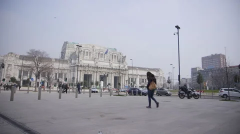 Milan Central Station. Stock Footage 65189062