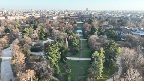 Milan city view Stock Footage 262191565