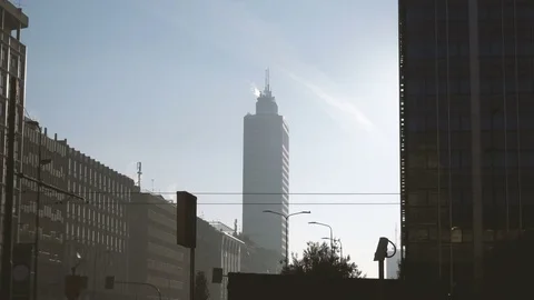 Milan cityscape in daylight Stock Footage 71288879