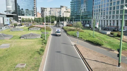 Milan cityscape Stock Footage 194995748