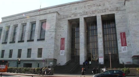 Milan - Courthouse Stock Footage 63338142