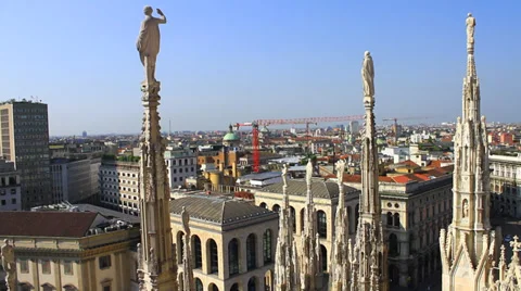 Milan from Duomo Видео 29165128