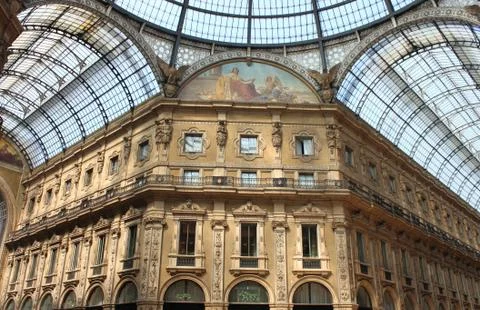 Milan gallery Stock Photos