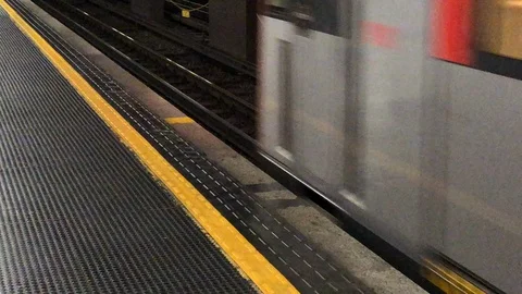 Milan metro leaving Stock Footage 121722110