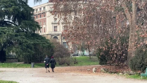Milan park Stock Footage 329580752