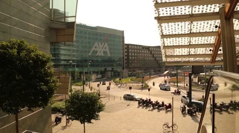 Milan, Porta Garibaldi Stock Footage 40304845
