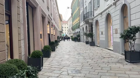 Milan Retail Stock Footage 329579454