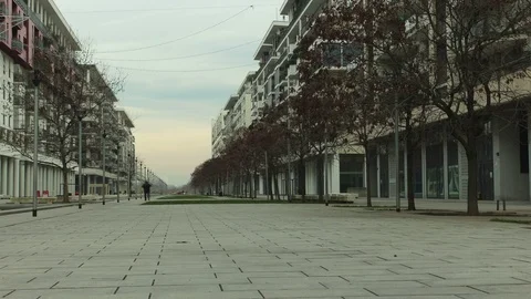 Milan Santa Giulia district timelapse at sunrise Video stock 101063695