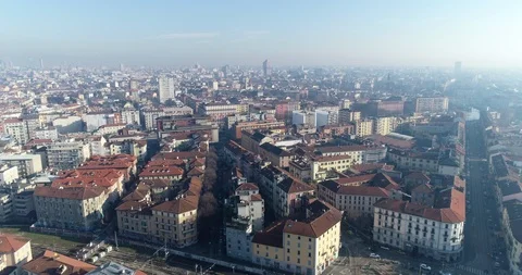 Milan skyline Stock Footage 122498931