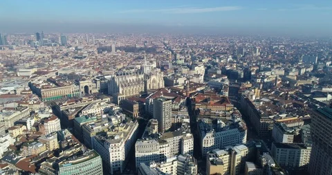 Milan skyline Stock Footage 122508550