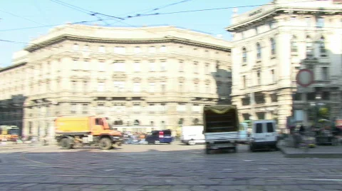 Milan Tram 4 스톡 동영상 374808