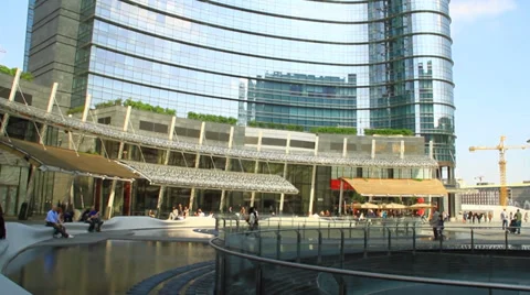 Milan, Unicredit Skyscraper Stock Footage 39654102