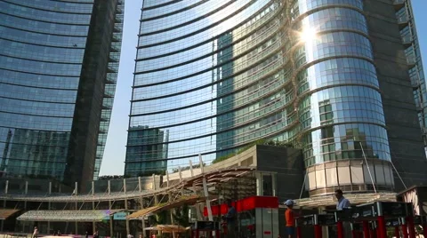 Milan, Unicredit Skyscraper Stock Footage 40305198