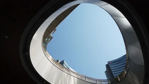 Milan, Unicredit Skyscraper Stock Footage 112875770