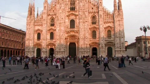MilanDuomoTilt Stock Footage 544374
