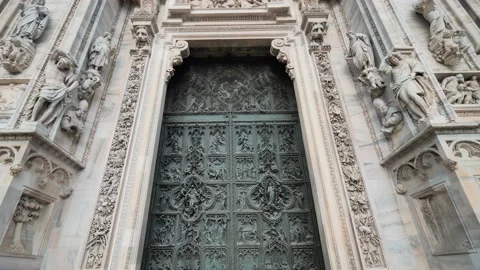 Milano Dome, Italy Stock Footage 196815626