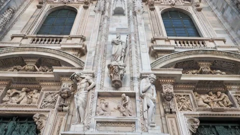 Milano dome Italy Stock Footage 218353024