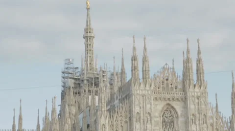 Milano Duomo Video stock 48145550