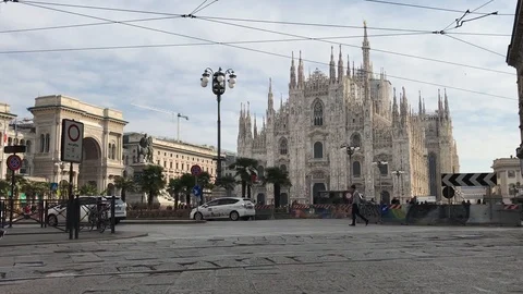 Milano Duomo Square Stock-Footage 104619816