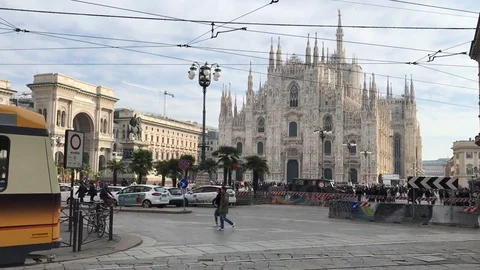 Milano Duomo Square Stock-Footage 104620232