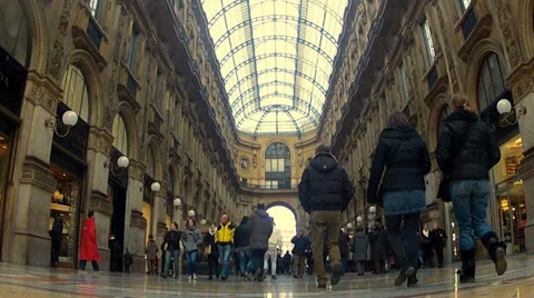 Milano Gallery Stock Footage 32283060