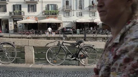 Milano Naviglio Stock Footage 74061743