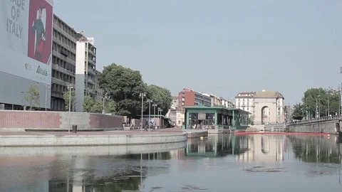 Milano Naviglio Stock Footage 74129979