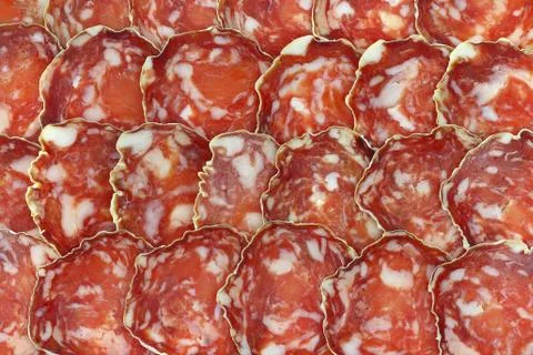 Milano salami Stock Photos