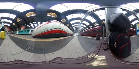 Milano station 360 Stock Footage 85965188