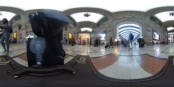 Milano station gate 360 Stock Footage 85963904