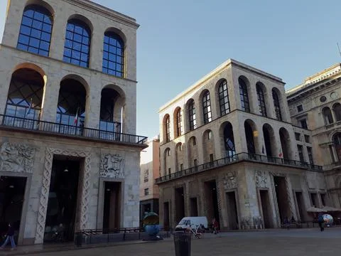 Milano strees Foto stock