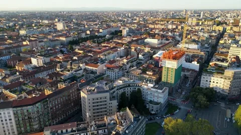 Milano train station and architecture of Italy Stock Footage 252668515